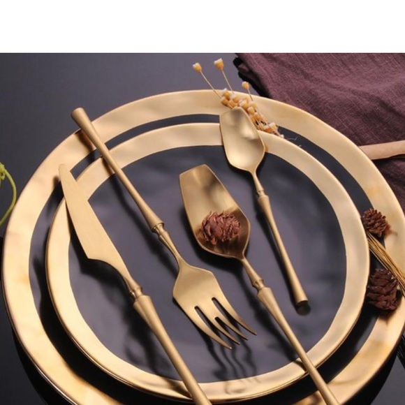 Kitchen Modern Gold Silverware 6 Sets Of 4 Poshmark